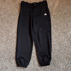 Adidas Kids Black baseball pants